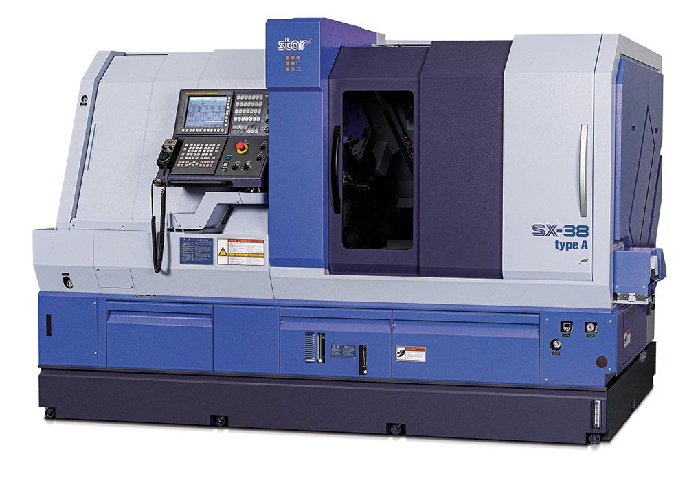 AMT Machine Tools' Star CNC SX-38 Type B 12-axis Swiss-type lathe