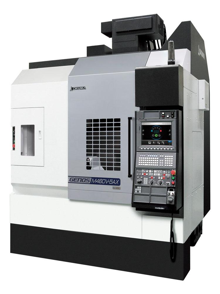 EMEC's Okuma Genos M460V-5AX 5-axis VMC built with double-column