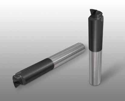Solid-carbide end mills deliver high-feed roughing performance